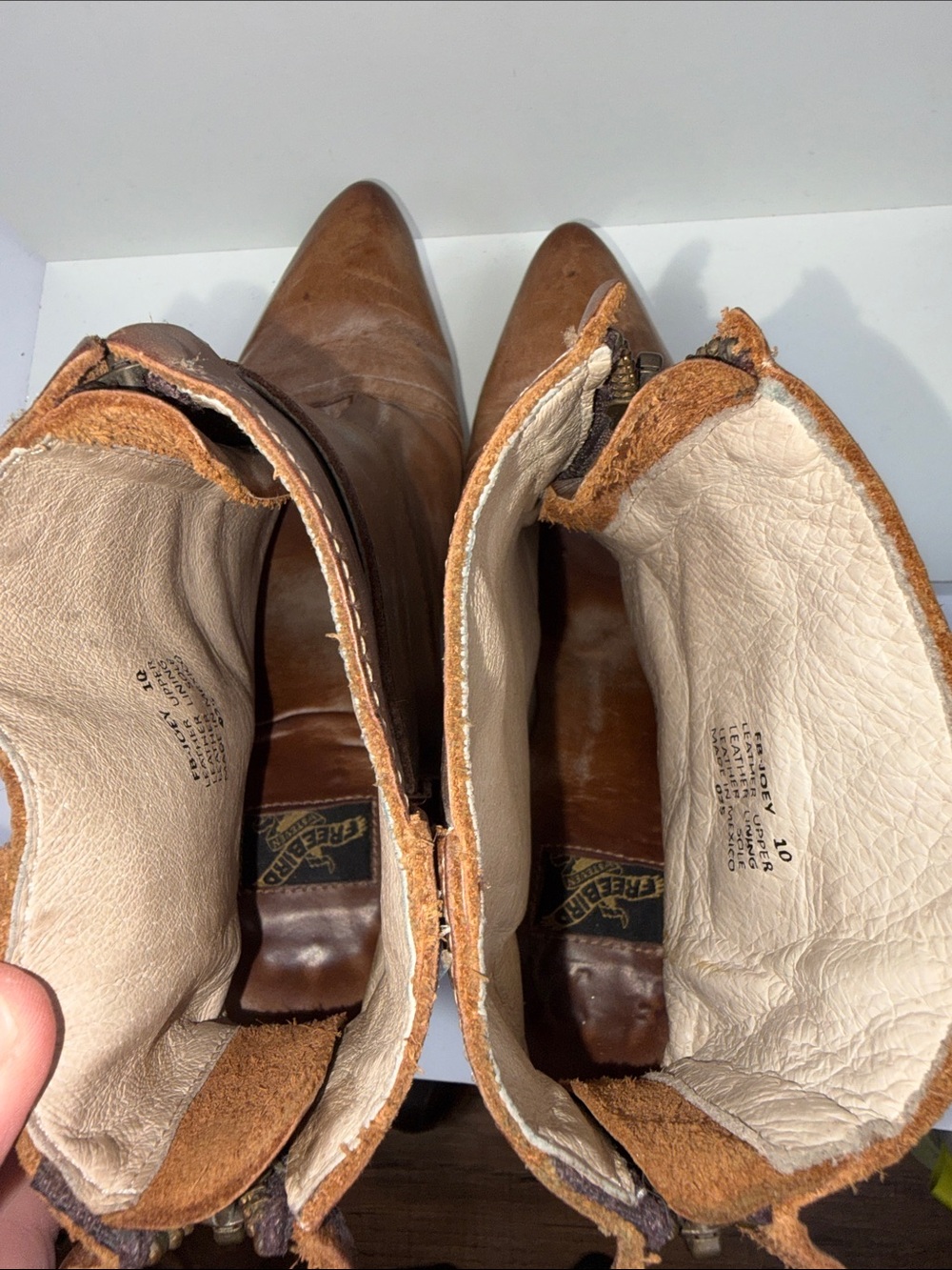 Freebird by Steven Joey Booties in Camel. - Picture 11 of 16